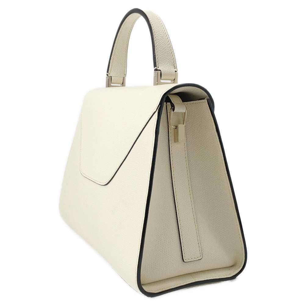 Valextra 2way Iside Soft Calf Leather Shoulder Bag White